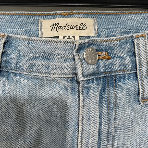 Madewell Denim High-Waist Straight Mini Skirt In Fitzgerald Wash Size 29 - Picture 7 of 10